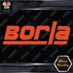 Compatible Borla Exhaust Mufflers JDM Tuning Racing Logo Vinyl Decals Stickers - Image 8