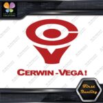 Compatible Cerwin-Vega! Speakers Audio Emblem Logo Name Vinyl Decals Stickers