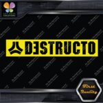 Compatible Destructo Skateboards Boxed Name Sports Logo Decals Stickers Vinyl