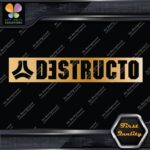 Compatible Destructo Skateboards Boxed Name Sports Logo Decals Stickers Vinyl - Image 17