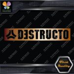 Compatible Destructo Skateboards Boxed Name Sports Logo Decals Stickers Vinyl - Image 19