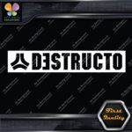 Compatible Destructo Skateboards Boxed Name Sports Logo Decals Stickers Vinyl - Image 3