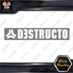 Compatible Destructo Skateboards Boxed Name Sports Logo Decals Stickers Vinyl - Image 5