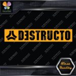 Compatible Destructo Skateboards Boxed Name Sports Logo Decals Stickers Vinyl - Image 6