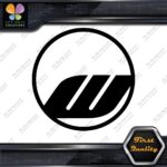 Compatible Work Wheels Rims JDM Tuning Racing W Circle Decals Stickers Vinyl - Image 4