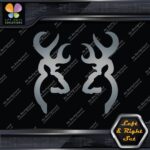 Compatible Browning Buck Head Deer Stag Left & Right Set Vinyl Decals Stickers - Image 19