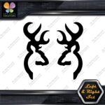 Compatible Browning Buck Head Deer Stag Left & Right Set Vinyl Decals Stickers - Image 3