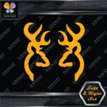 Compatible Browning Buck Head Deer Stag Left & Right Set Vinyl Decals Stickers - Image 7