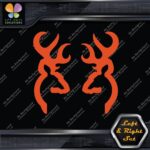Compatible Browning Buck Head Deer Stag Left & Right Set Vinyl Decals Stickers - Image 8