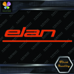 Compatible Elan Ski-Doo Snowmobile Vintage Ski Doo Name Vinyl Decals Stickers - Image 3