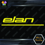 Compatible Elan Ski-Doo Snowmobile Vintage Ski Doo Name Vinyl Decals Stickers - Image 4