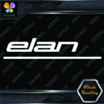 Compatible Elan Ski-Doo Snowmobile Vintage Ski Doo Name Vinyl Decals Stickers - Image 5