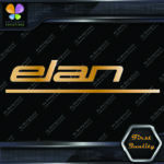 Compatible Elan Ski-Doo Snowmobile Vintage Ski Doo Name Vinyl Decals Stickers - Image 9