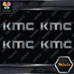 Compatible KMC Wheels JDM Logo Emblem Pack of 4 MINI SIZE Decals Stickers Vinyl - Image 18