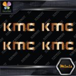 Compatible KMC Wheels JDM Logo Emblem Pack of 4 MINI SIZE Decals Stickers Vinyl - Image 19