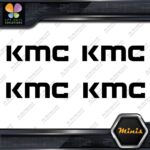Compatible KMC Wheels JDM Logo Emblem Pack of 4 MINI SIZE Decals Stickers Vinyl - Image 3