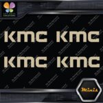 Compatible KMC Wheels JDM Logo Emblem Pack of 4 MINI SIZE Decals Stickers Vinyl - Image 23