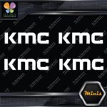 Compatible KMC Wheels JDM Logo Emblem Pack of 4 MINI SIZE Decals Stickers Vinyl - Image 4