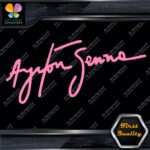 Compatible Ayrton Senna Signature Logo JDM Racing Tuning Vinyl Decals Stickers - Image 14