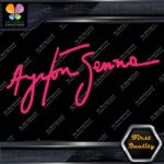 Compatible Ayrton Senna Signature Logo JDM Racing Tuning Vinyl Decals Stickers - Image 15