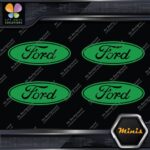 Compatible Ford Oval Wheels Rim Center Caps 4 MINI SIZE Decals Stickers Vinyl - Image 14