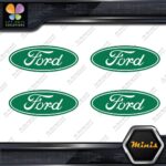 Compatible Ford Oval Wheels Rim Center Caps 4 MINI SIZE Decals Stickers Vinyl - Image 15