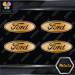 Compatible Ford Oval Wheels Rim Center Caps 4 MINI SIZE Decals Stickers Vinyl - Image 17