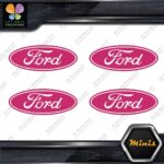 Compatible Ford Oval Wheels Rim Center Caps 4 MINI SIZE Decals Stickers Vinyl - Image 20