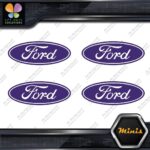 Compatible Ford Oval Wheels Rim Center Caps 4 MINI SIZE Decals Stickers Vinyl - Image 22