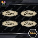 Compatible Ford Oval Wheels Rim Center Caps 4 MINI SIZE Decals Stickers Vinyl - Image 23
