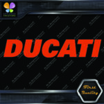 Compatible with Ducati Logo Simple Name Sport Motorcycles Vinyls Decals Stickers - Image 11