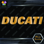 Compatible with Ducati Logo Simple Name Sport Motorcycles Vinyls Decals Stickers - Image 12