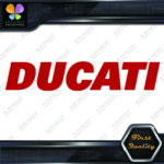Compatible with Ducati Logo Simple Name Sport Motorcycles Vinyls Decals Stickers - Image 3