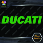 Compatible with Ducati Logo Simple Name Sport Motorcycles Vinyls Decals Stickers - Image 4