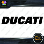 Compatible with Ducati Logo Simple Name Sport Motorcycles Vinyls Decals Stickers - Image 5