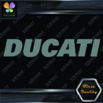 Compatible with Ducati Logo Simple Name Sport Motorcycles Vinyls Decals Stickers - Image 6