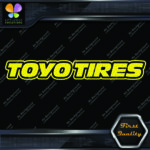 Compatible with Toyo Tires Outlined Logo JDM Tuning Vinyl Decals Stickers - Image 5