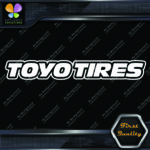 Compatible with Toyo Tires Outlined Logo JDM Tuning Vinyl Decals Stickers - Image 6