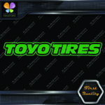 Compatible with Toyo Tires Outlined Logo JDM Tuning Vinyl Decals Stickers - Image 9