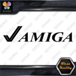 Compatible Amiga Check Mark Computers Commodore Vintage Decals Stickers Vinyl