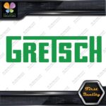Compatible Gretsch Drums 1960's Simple Name Emblem Logo Vinyl Decals Stickers - Image 14