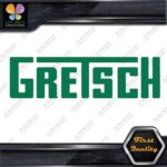 Compatible Gretsch Drums 1960's Simple Name Emblem Logo Vinyl Decals Stickers - Image 15