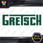 Compatible Gretsch Drums 1960's Simple Name Emblem Logo Vinyl Decals Stickers - Image 16