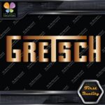 Compatible Gretsch Drums 1960's Simple Name Emblem Logo Vinyl Decals Stickers - Image 19