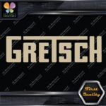 Compatible Gretsch Drums 1960's Simple Name Emblem Logo Vinyl Decals Stickers - Image 20