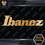 Compatible Ibanez Guitars Music Name Letters Simple Logo Vinyl Decals Stickers - Image 18