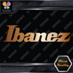Compatible Ibanez Guitars Music Name Letters Simple Logo Vinyl Decals Stickers - Image 20