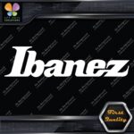 Compatible Ibanez Guitars Music Name Letters Simple Logo Vinyl Decals Stickers - Image 3