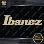 Compatible Ibanez Guitars Music Name Letters Simple Logo Vinyl Decals Stickers - Image 23