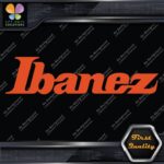 Compatible Ibanez Guitars Music Name Letters Simple Logo Vinyl Decals Stickers - Image 8